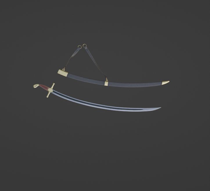 kılıç paketleme Ortaçağa ait silah 3D print model - Mito3D