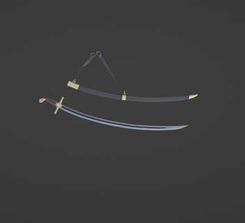 sword packing medieval weapon 3d print model - Mito3D
