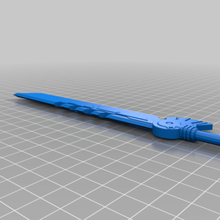 espada potp volcanicus dinobots grimlock of primos transformadores juguete 3d print model - Mito3D