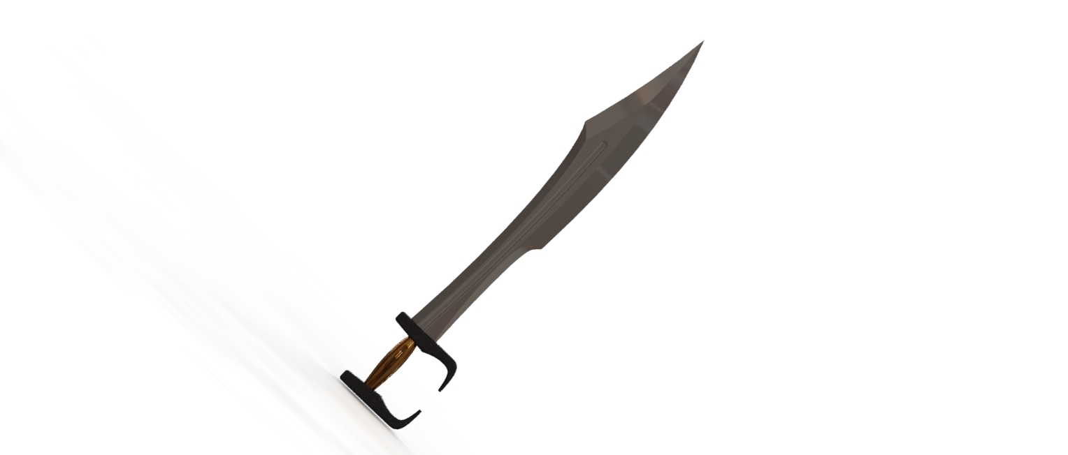 épée Sparte spartiate guerrier arme Léonidas 3D print model - Mito3D