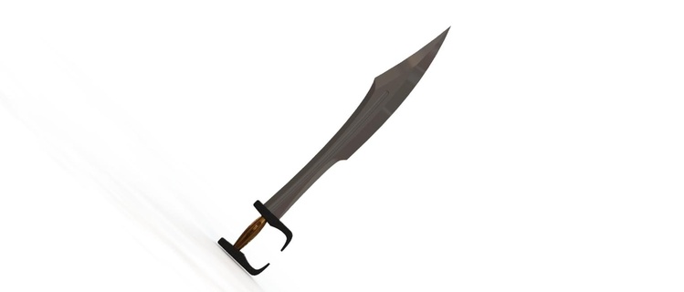 Schwert Sparta spartanisch Schwert Schwert spartanisch Sparta Krieger Waffe Schwert Leonidas 3d print model - Mito3D