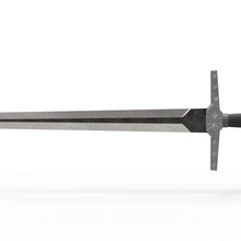 épée witcher série tv divers rivia geralt witchersword prop jouet imprimable d'impression cosplay la réplique de lame mêlée l'arme l'épée 3d print model - Mito3D