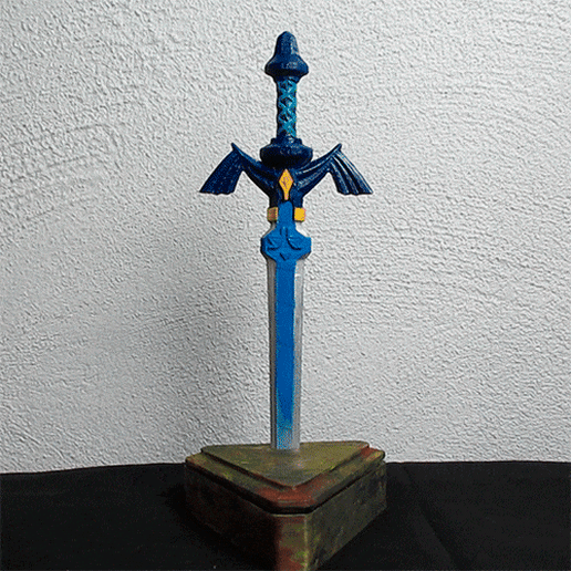 sword zelda ballpoint pen link video game nintendo switch decoration box figure the legend of hyrule triforce 3D print model - Mito3D