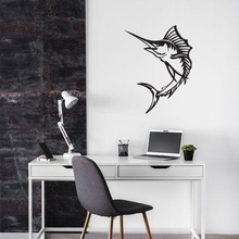 pez espada pared Arte árbol hogar casa decoración vida habitación esperanza ender 3d print model - Mito3D