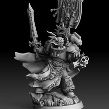custode spada pulito fratello corvus grigio cavalieri argento guardiani martello crowe sci fi inquisizione demone 3d print model - Mito3D