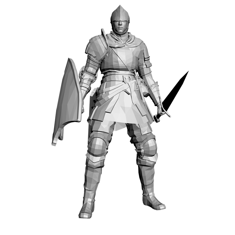 swordsman 3D print model - Mito3D
