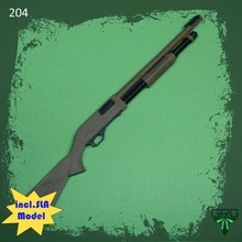sxp oscuro tierra defensor escala 1 4 pistola rifle grg réplica armas 3d print model - Mito3D