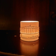 sydney musica lirica ponte panorama litofania tealight candela 3d print model - Mito3D