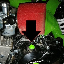 sym 125 shark pitbike upper ignition bolt cap m14x1 5 cover automotive motorbike moto 3d print model - Mito3D