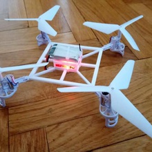 syma carreras de drones marco gadget x5c quadcopter 3d print model - Mito3D