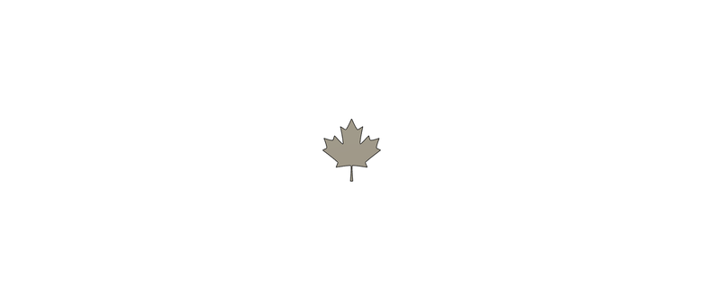 símbolo Canadá leaf 3d print model - Mito3D