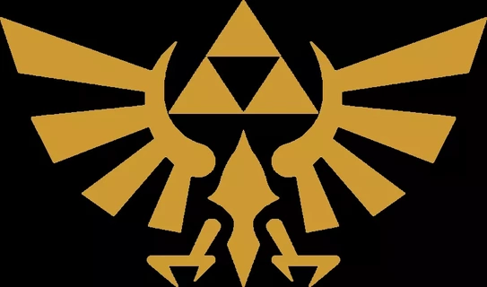 sembol efsane Zelda oyun Zelda sembol efsane 3d print model - Mito3D