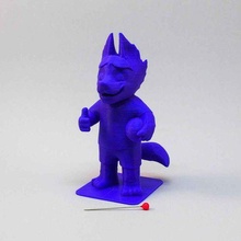 símbolo olímpico jogos 2018 Zabivaka 3d impressão modelo arte sochi impresso Lobo futebol esculturas 3d print model - Mito3D