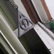 symbol relics death - keychain jewelry deathly hallows key holder souvenir 3d print model - Mito3D