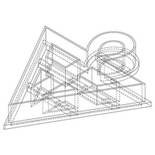 símbolo rosacruz ordem amore biscoito cortador 3d print model - Mito3D