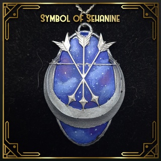 symbol sehanine - pre supported 3d print model - Mito3D