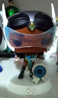 symmetra funko pop stand overwatch symbol toy game toys playset accessories 3d print model - Mito3D
