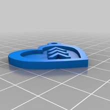 syndrome awareness keychain theluckyfewtattoo fashion syndrom luckyfew accessories 3d print model - Mito3D