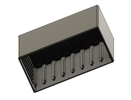 synology d6 tray storage box set 8 10 trays 3d print model - Mito3D