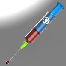 siringa di sangue art medico il design catia rendering 3dprinting keyshot 3d print model - Mito3D