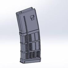 sistema ptw lancero estilo revista caso funda airsoft profesional formación arma aeg 3d print model - Mito3D