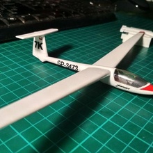 szd-51 junior glider sailplane miniature custom paintable gliding glidiers soaring 3d print model - Mito3D