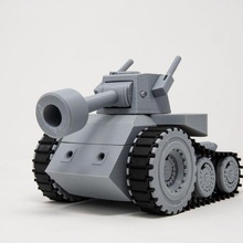 t-01 hopper tank vehicle combat treads toy wheel bearing battle war transport articulated machinery gear industry 3d print model - Mito3D