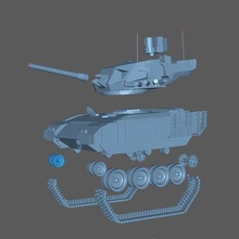 t 14 armata bambino minuscolo arte 3d print model - Mito3D