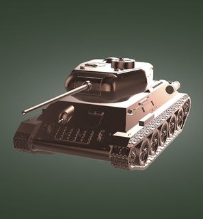 t 34 85 mundo guerra 2 russo soviético médio batalha tanque t34 ww2 exército militares 3d print model - Mito3D