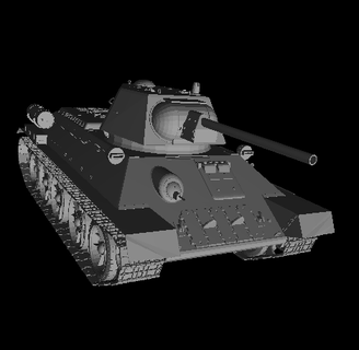 34 Panzer Modell Panzer Spielzeug Militär Gewehr 34 t34 Russisch 3d print model - Mito3D