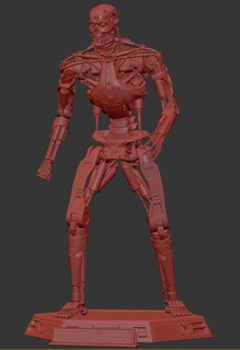 800 Terminator Detail 3d drucken Modell t4 t1 t2 t3 Roboter 3d print model - Mito3D