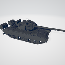 t-80 main battle tank russia 3d print model - Mito3D