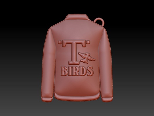 birds veste porte clés 3d print model - Mito3D