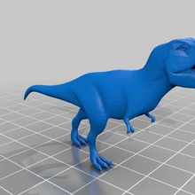 t-rex game animals 3d print model - Mito3D