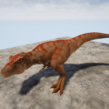 t-rex 3d monster monsters gloss realistic unrealengine4 3d print model - Mito3D