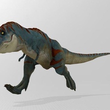 rex Dinosaurier 3d print model - Mito3D