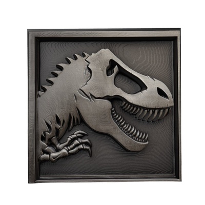 rex animal soulagement art animaux yeggi mito3d buste google pendentifs médaillon relief wall mur 3d print model - Mito3D