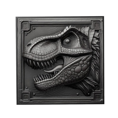 rex animal soulagement art animaux yeggi mito3d buste google pendentifs médaillon relief wall mur 3d print model - Mito3D