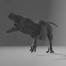 t-rex attack contest prey toy animal stl dinosaurus 3d print model - Mito3D