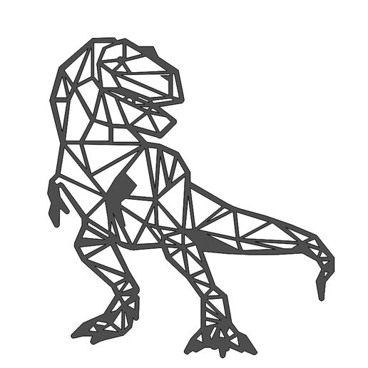 t-rex dinosaur 3D print model - Mito3D