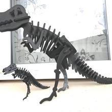 t-rex dinosaurio de puzzle en 3d juego tyrannosaurus rex t 3d print model - Mito3D