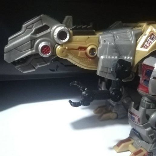 t-rex mani grinmlock foc gioco giocattolo trasformatori optimus prime assedio autobot spada grimlock di sostituzione 3D print model - Mito3D