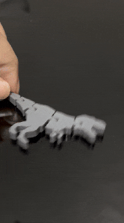 t-rex keychain 3d print model - Mito3D