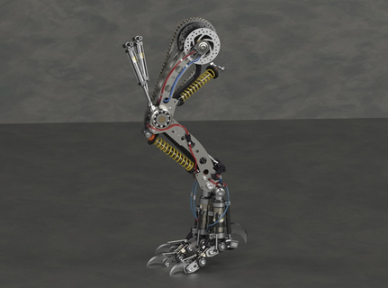 t-rex mechanical leg Game model robots robot action figure figures 3d print model - Mito3D