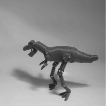 t-rex robot art trex tyrannosaurus dinosaurs paleoart velociraptor jurassic mounting nut balljointed product stl fun ornament decoration desk office halloween make maker toy animal 3d print model - Mito3D