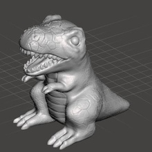 t-rex juego a los animales dinosaurio trex 3d print model - Mito3D