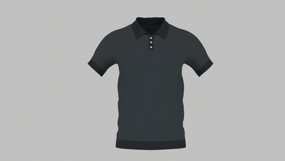 t-shirt black Various tshirt men realistic fashion clothing sweate r human-clothes sports wear cloth 3d print model - Mito3D