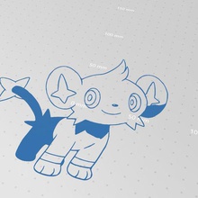 t-shirt d'impression pok lun des personnages cnc de routage la mode paperprint L'imprimante 3d pokemon lixy charmander bulbasaur eevee 2d art plan plat supportless l'anime le japonais 3d print model - Mito3D