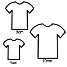 t-shirts cookie cutters 3d cutter t-shirt 3d print model - Mito3D