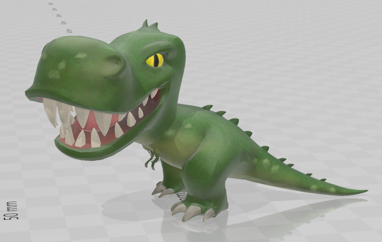 t-tex - toy rex t-rex dinosaurus beast 3D print model - Mito3D